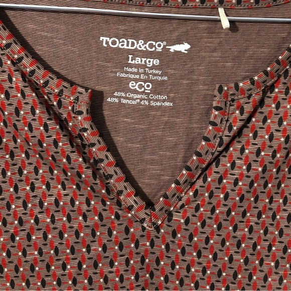 Toad&Co Earthy Toned Tunic “Tamaya Dos Tunic” Size L - Picture 5 of 7